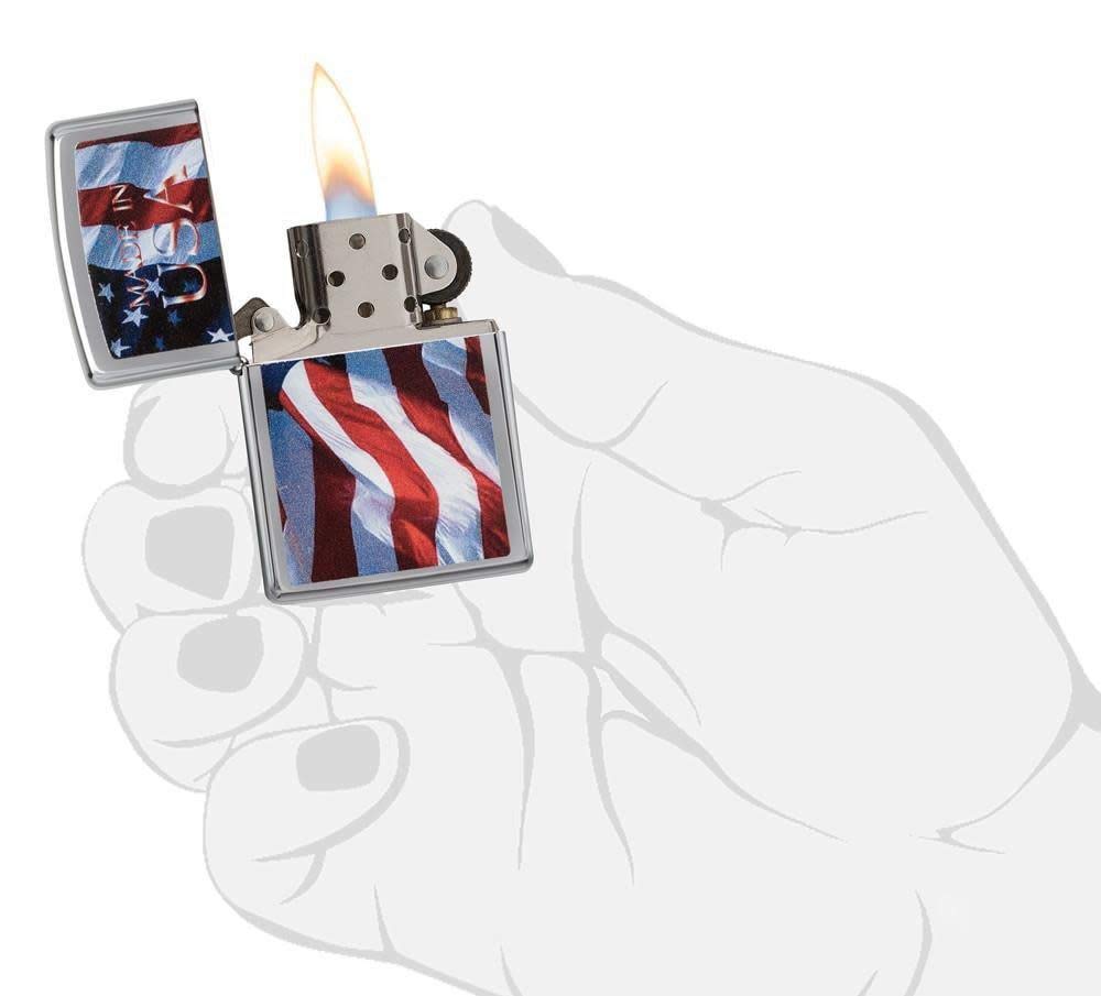 Zippo American Flag Lighters