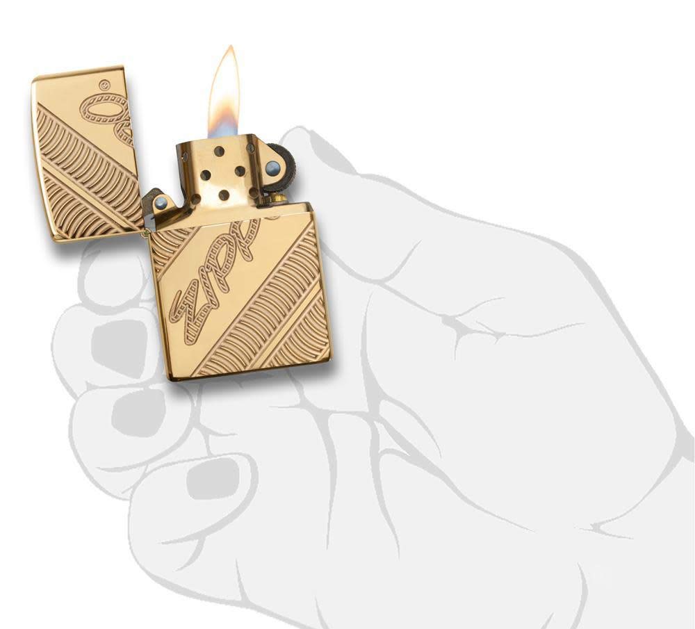 Zippo Zippo Bolts Design Pocket Lighter