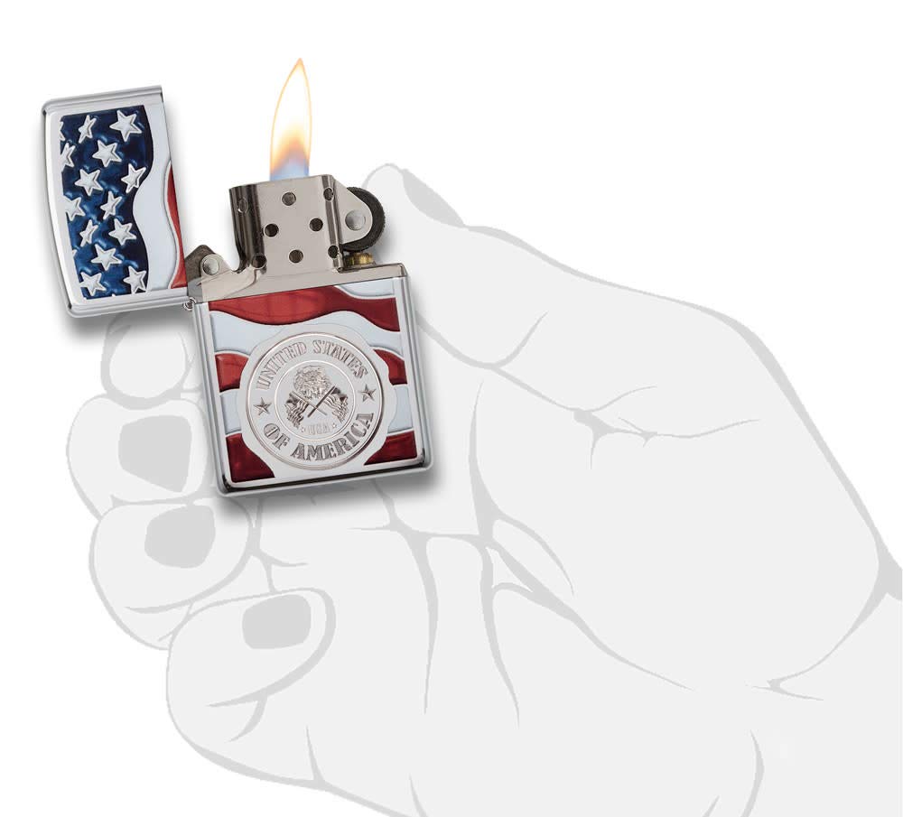 Zippo American Flag Lighters