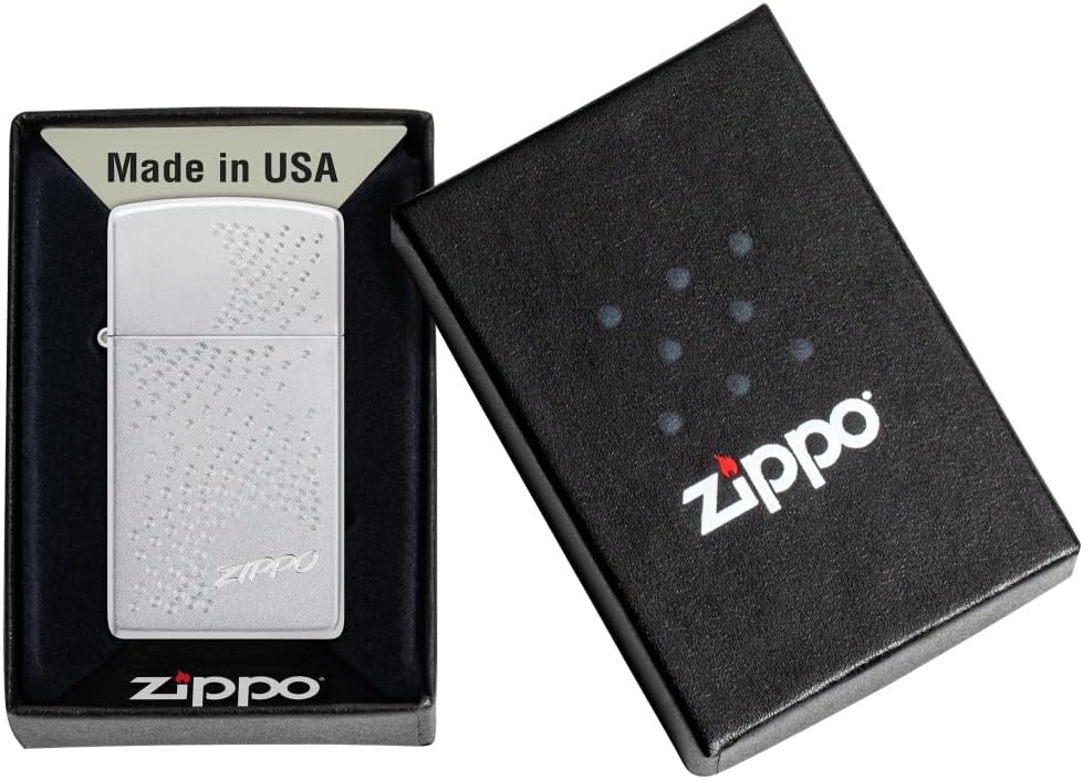 Zippo "Flame Logo Cerulean Blue Lighter, 1071 | Flame logo artwork