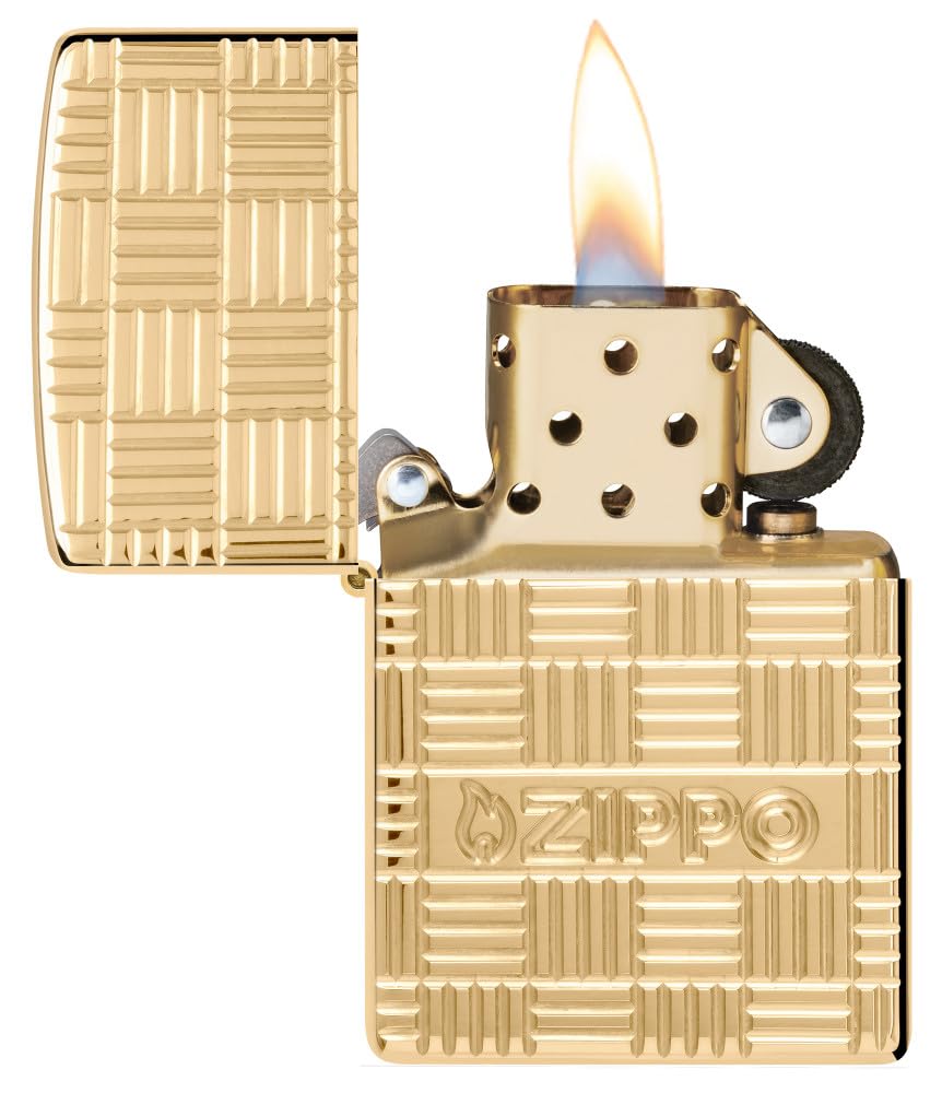 Zippo "Flame Logo Cerulean Blue Lighter, 1071 | Flame logo artwork