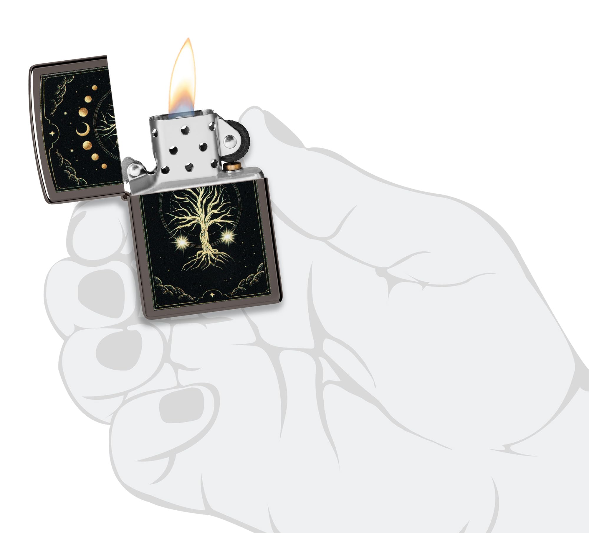Zippo Armor Tree of Life Design Pocket Lighter