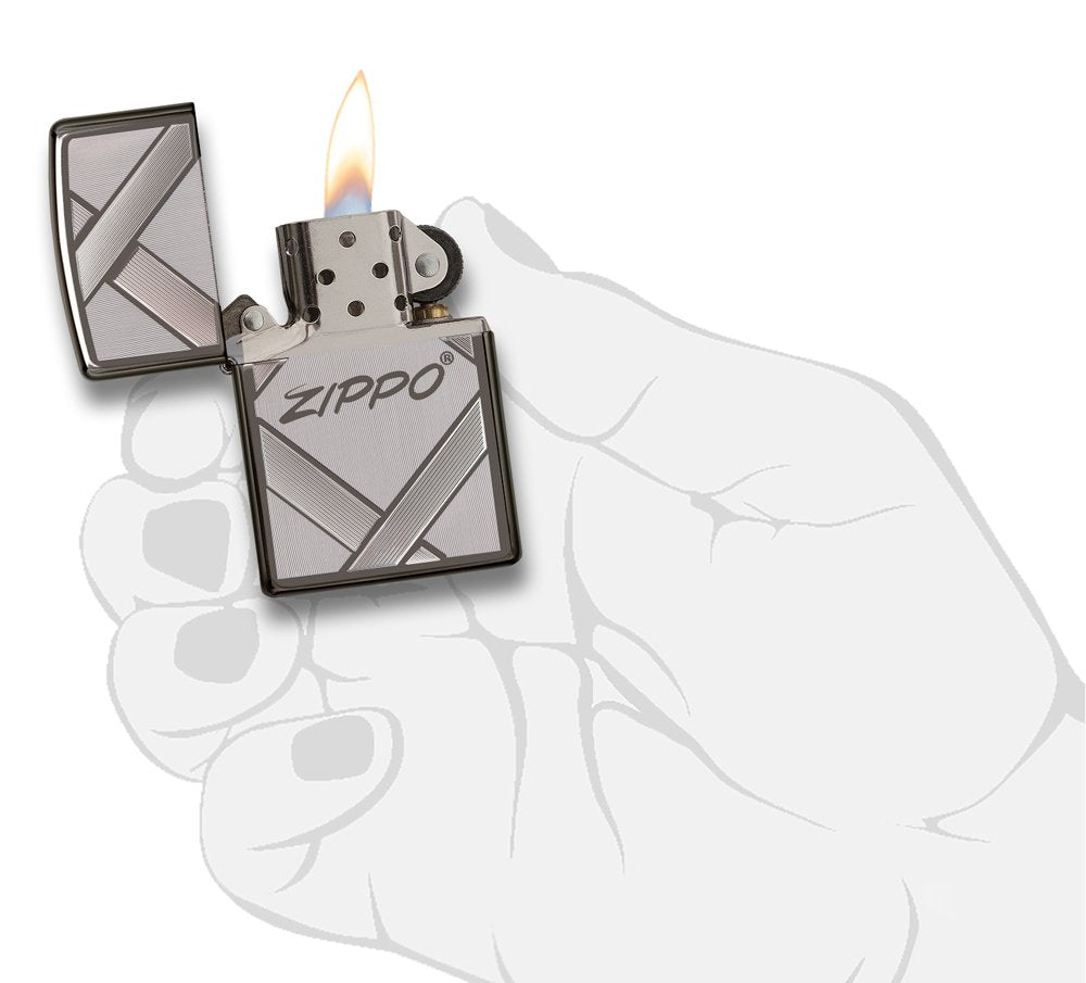 Zippo Zippo Bolts Design Pocket Lighter