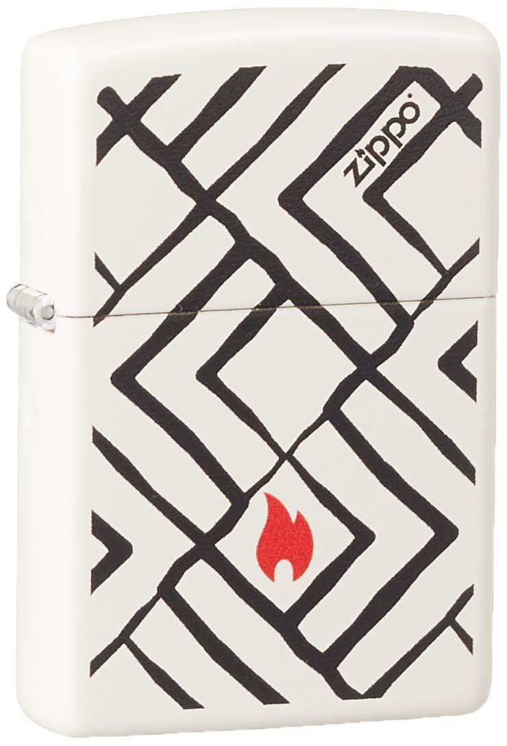 Zippo Lighter: Armor Deep Carve Multicut Pattern - High Polish Chrome 49881