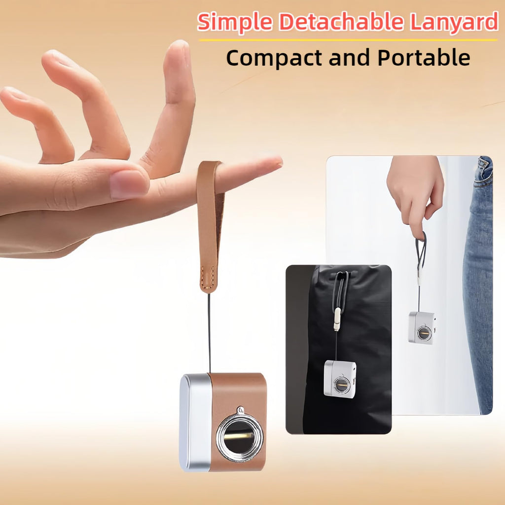 Smart Kerosene Lighter - Soft Flame with 4 Ignition Modes (Voice/Gravity/Airflow/Tap), Vintage Camera Design, USB-C Rechargeable & Refillable Lighters (Fuel Not Included)
