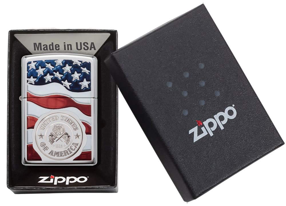 Zippo American Flag Lighters