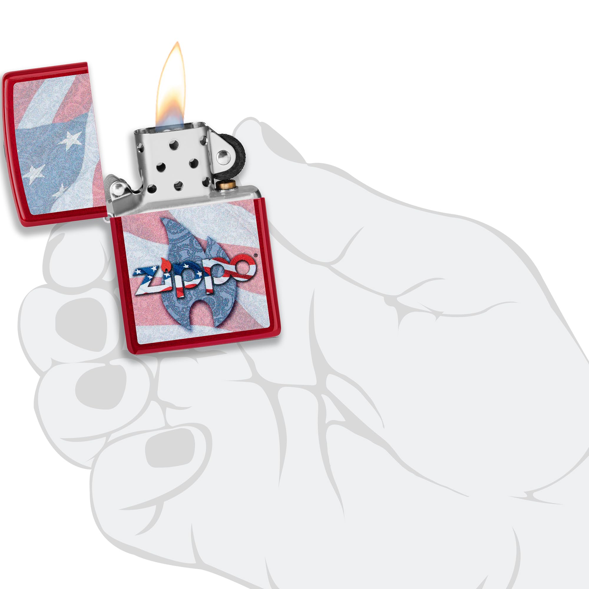 Zippo American Flag Lighters