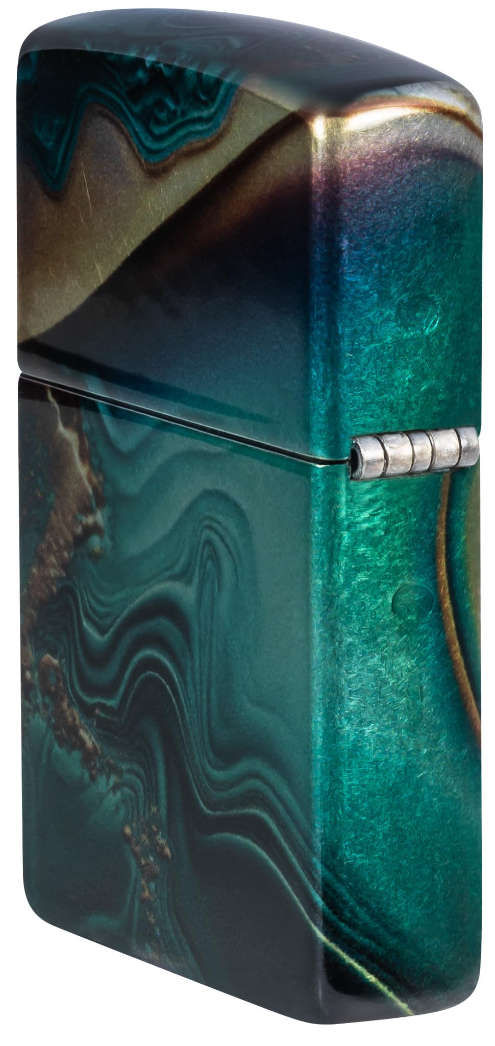 Zippo Lighter: Armor Deep Carve Multicut Pattern - High Polish Chrome 49881