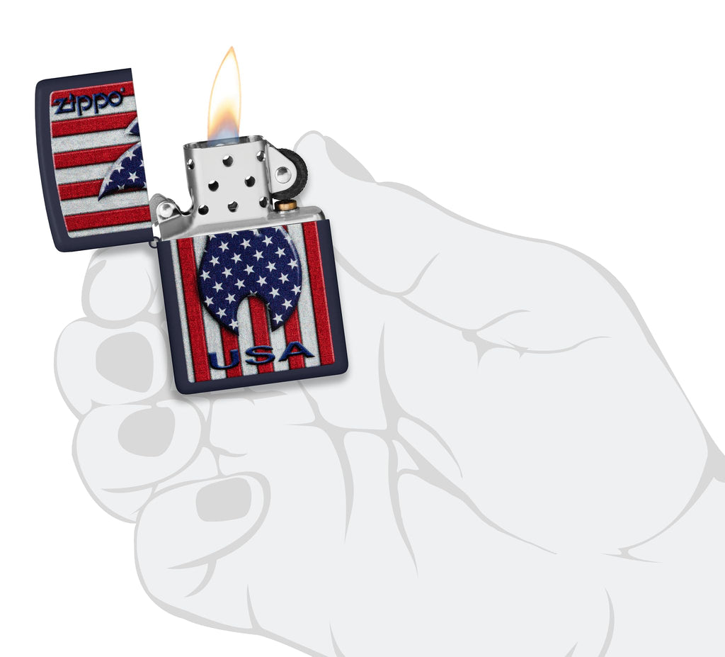 Zippo American Flag Lighters