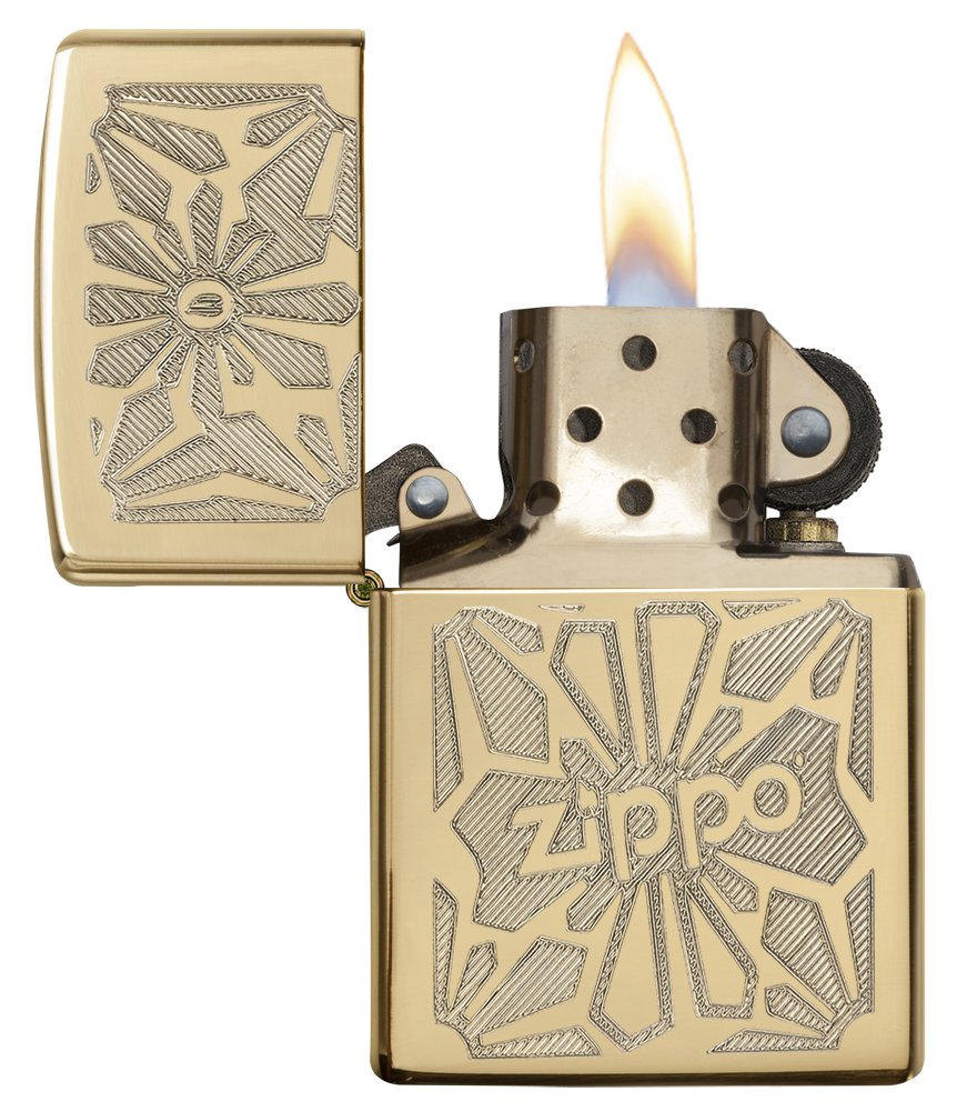 Zippo Zippo Bolts Design Pocket Lighter