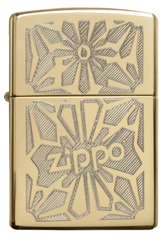 Zippo Zippo Bolts Design Pocket Lighter