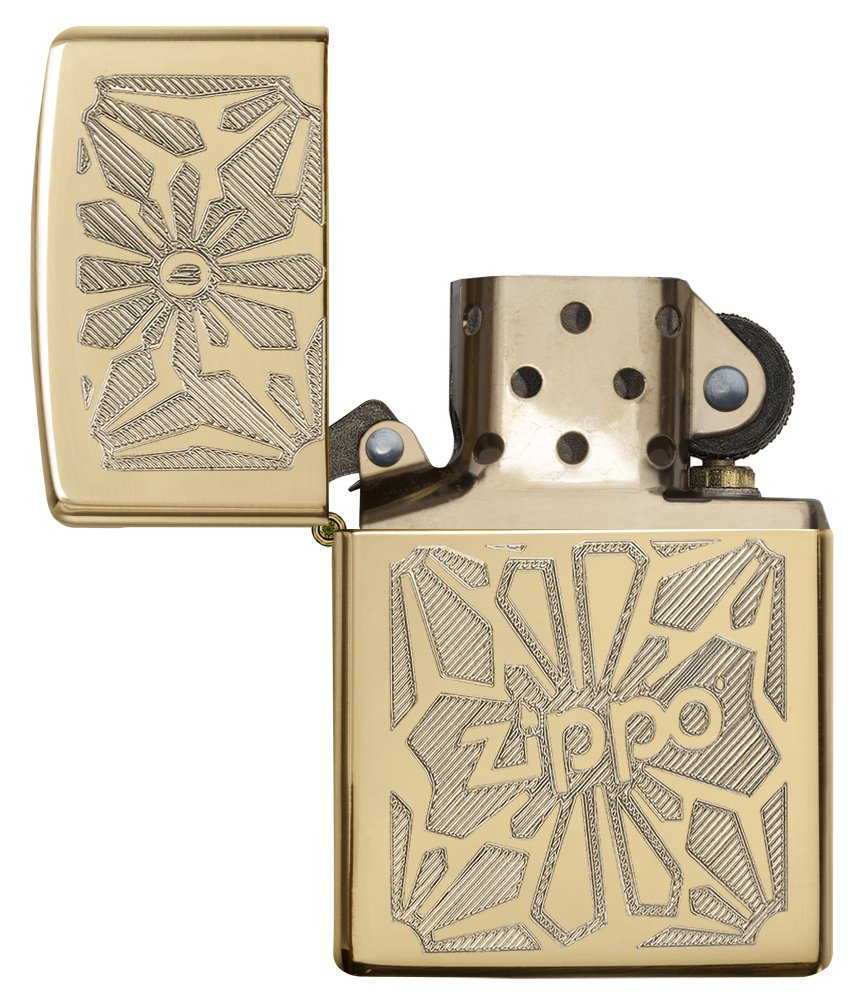 Zippo Zippo Bolts Design Pocket Lighter