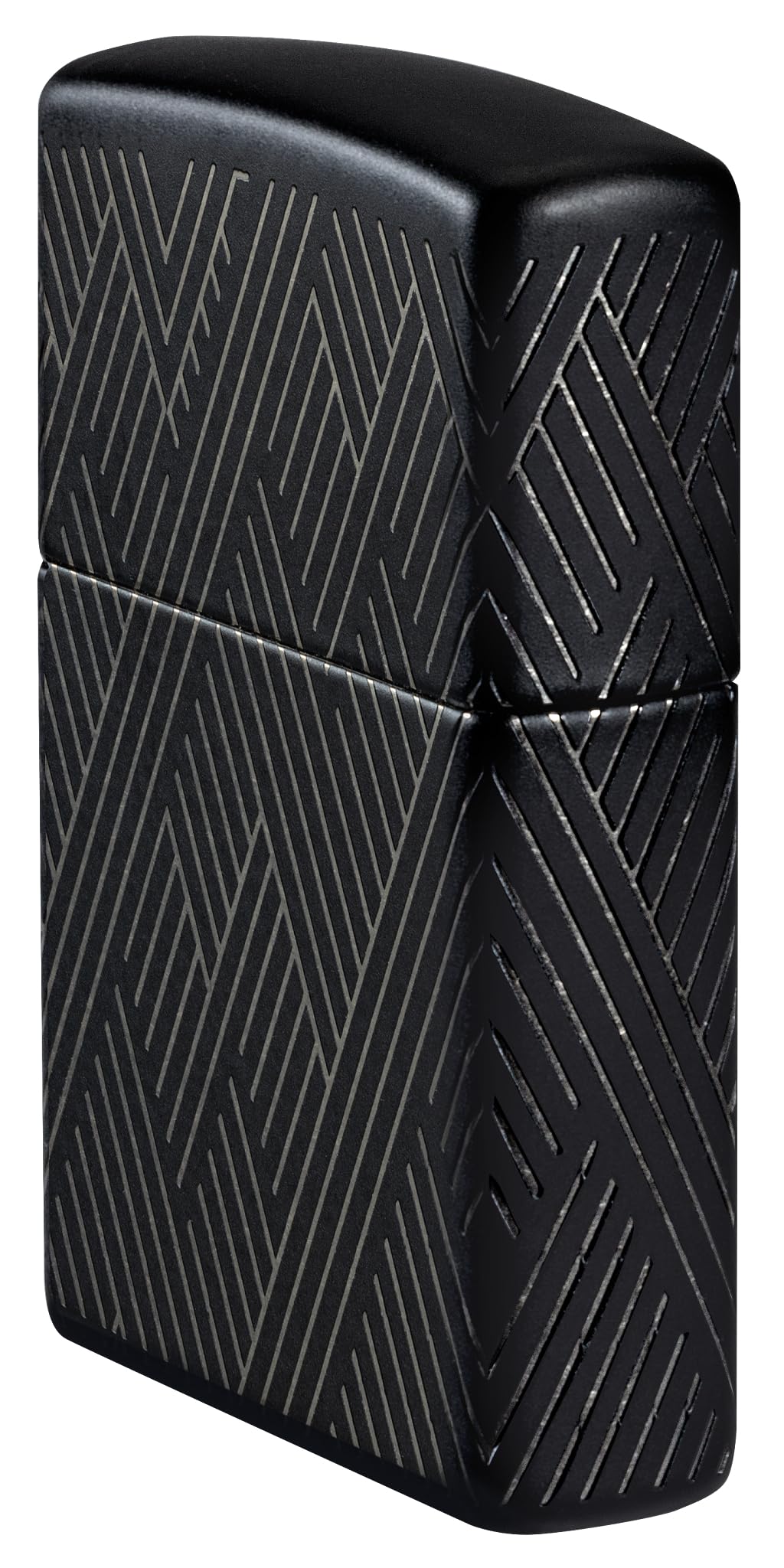 Zippo Lighter: Armor Deep Carve Multicut Pattern - High Polish Chrome 49881