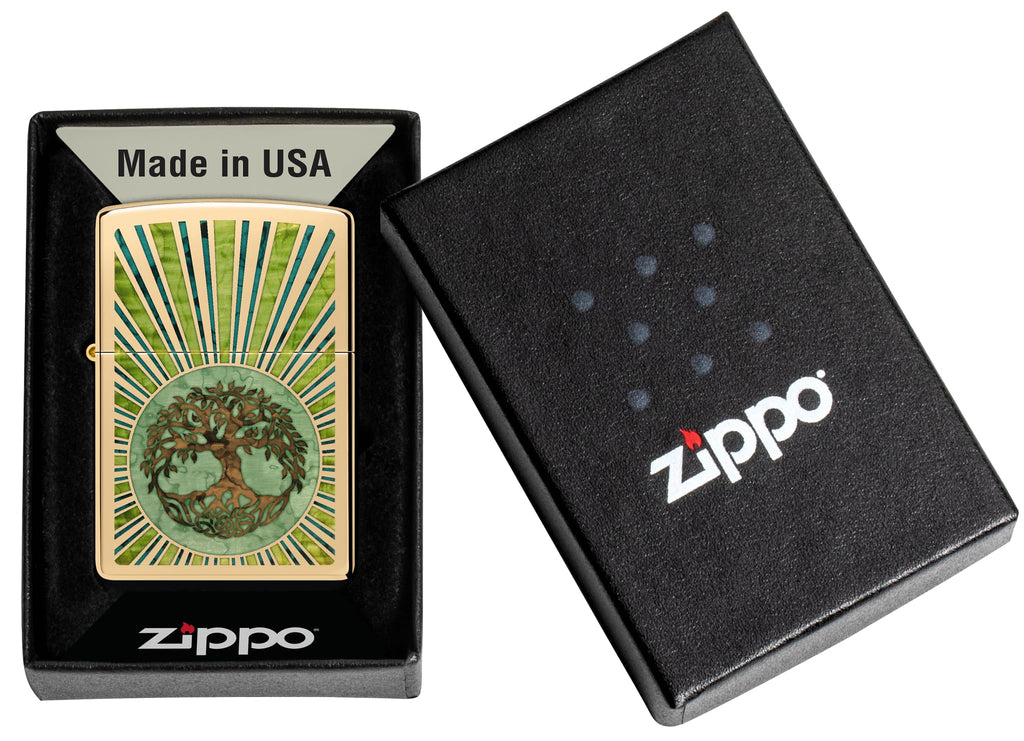 Zippo Armor Tree of Life Design Pocket Lighter