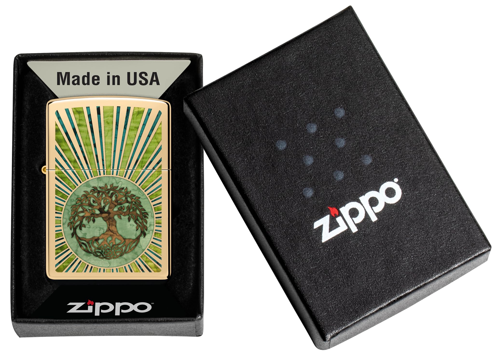 Zippo Armor Tree of Life Design Pocket Lighter