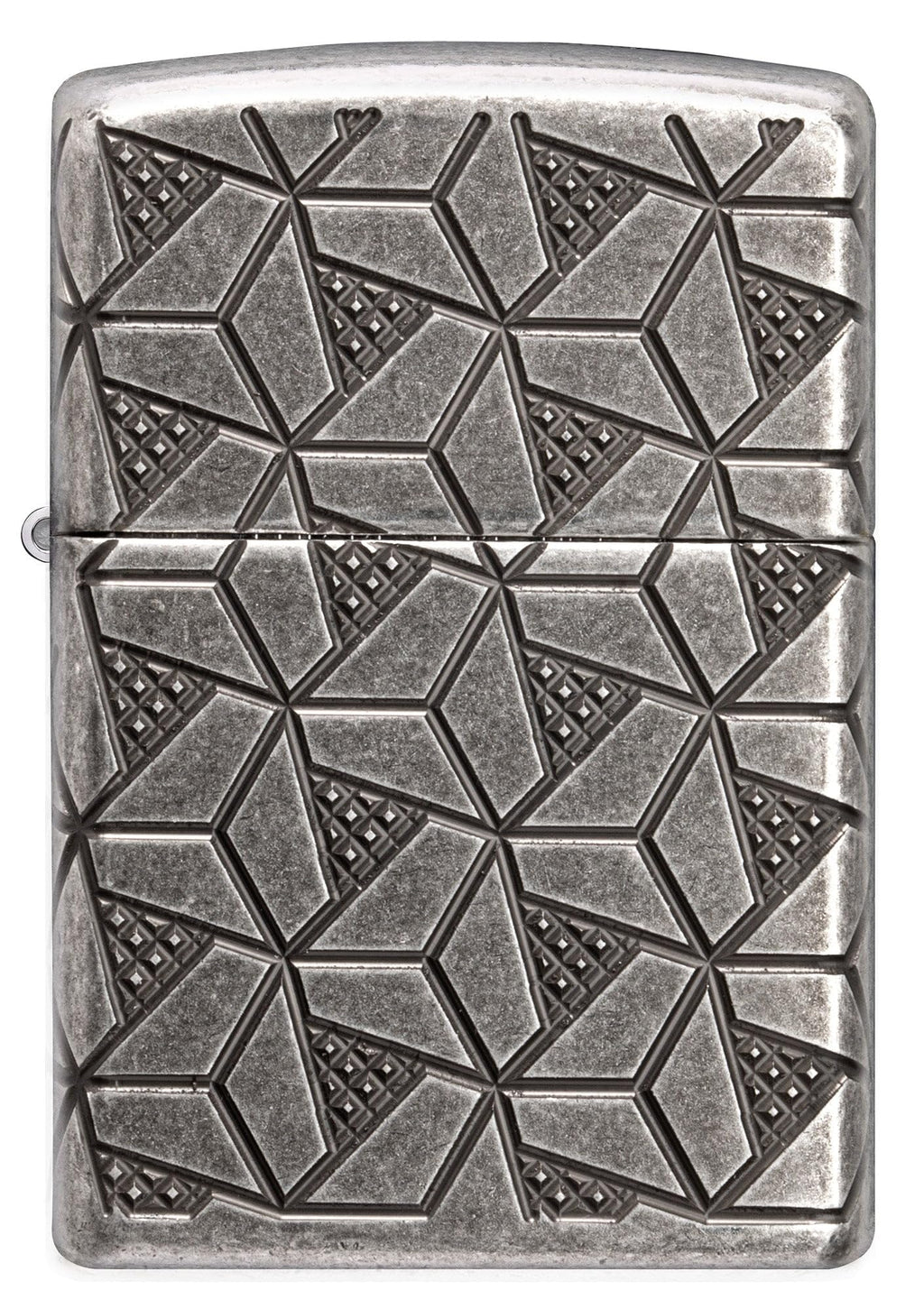 Zippo Lighter: Armor Deep Carve Multicut Pattern - High Polish Chrome 49881