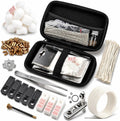 Lighters Maintenance Kit, Vintage Lighter Repair Kit | Repair Kit Complete Set for Most Lighters, Repairing Antique Lighter, Includes Lighters Gasket Seal, Flint, Accessories, Case