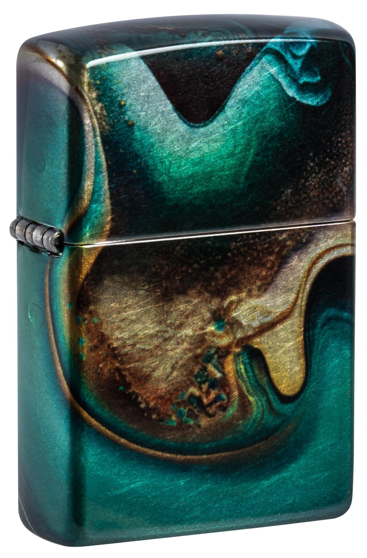Zippo Lighter: Armor Deep Carve Multicut Pattern - High Polish Chrome 49881