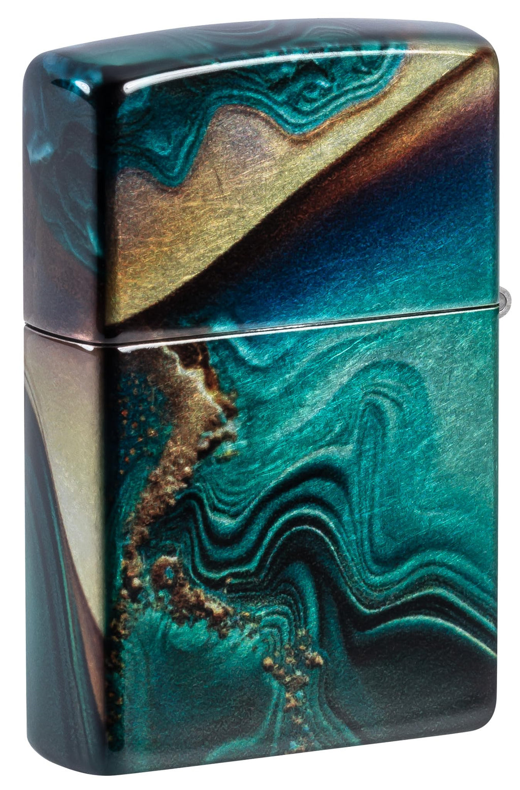Zippo Lighter: Armor Deep Carve Multicut Pattern - High Polish Chrome 49881